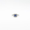 Anillo Cuadro Zafiro Doble Halo De Diamantes – Victoria Fine Jewelry