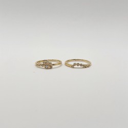 Anillo Doble De Diamantes – Victoria Fine Jewelry