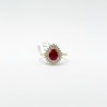 Anillo Gota Rubí Con Diamantes – Victoria Fine Jewelry