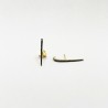 Aretes Bar Post Cuff De Diamante Negro – Victoria Fine Jewelry