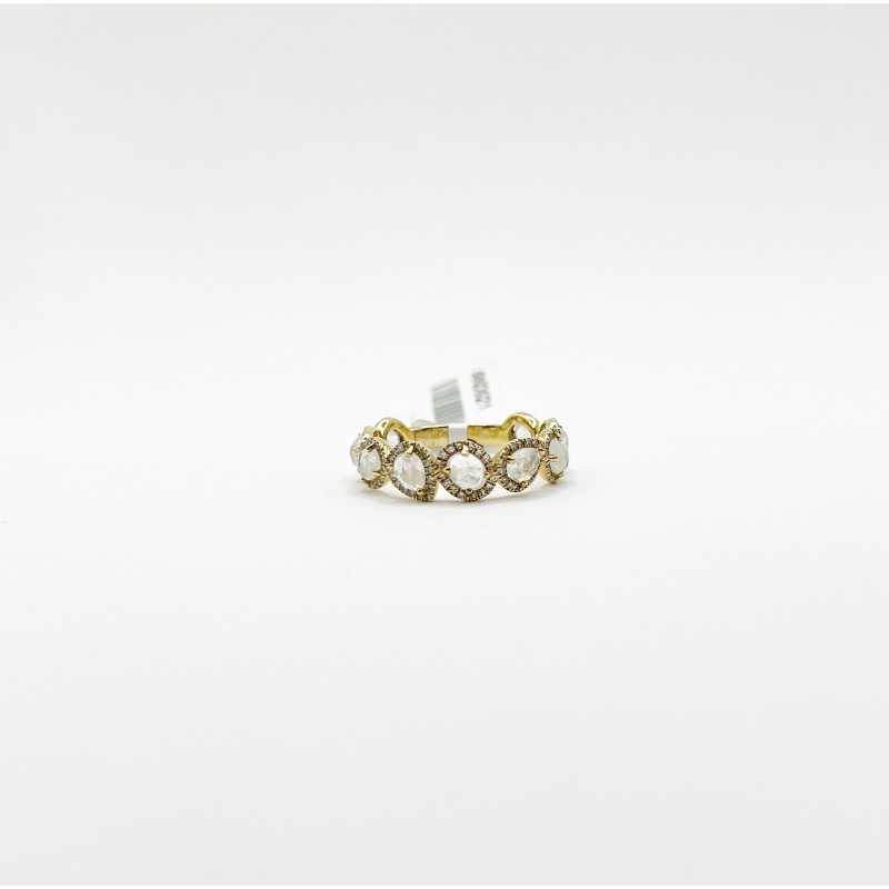Anillo Lajas de Moonstone con Diamantes – Victoria Fine Jewelry