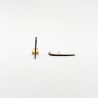 Aretes Bar Post Cuff De Diamante Negro – Victoria Fine Jewelry