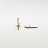 Aretes Bar Post Cuff De Esmeralda – Victoria Fine Jewelry