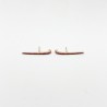 Aretes Bar Post Cuff De Rubí – Victoria Fine Jewelry