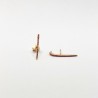Aretes Bar Post Cuff De Rubí – Victoria Fine Jewelry