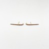 Aretes Bar Post Cuff De Rubí – Victoria Fine Jewelry