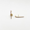 Aretes Bar Post Cuff De Rubí – Victoria Fine Jewelry