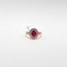 Anillo Rubí Oval Con Diamantes – Victoria Fine Jewelry