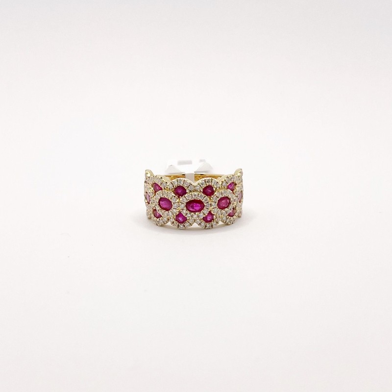 Anillo Rubíes Con Diamantes – Victoria Fine Jewelry