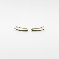 Aretes Climber De Esmeraldas – Victoria Fine Jewelry