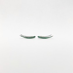 Aretes Climber De Esmeraldas – Victoria Fine Jewelry