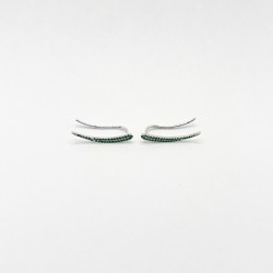 Aretes Climber De Esmeraldas – Victoria Fine Jewelry