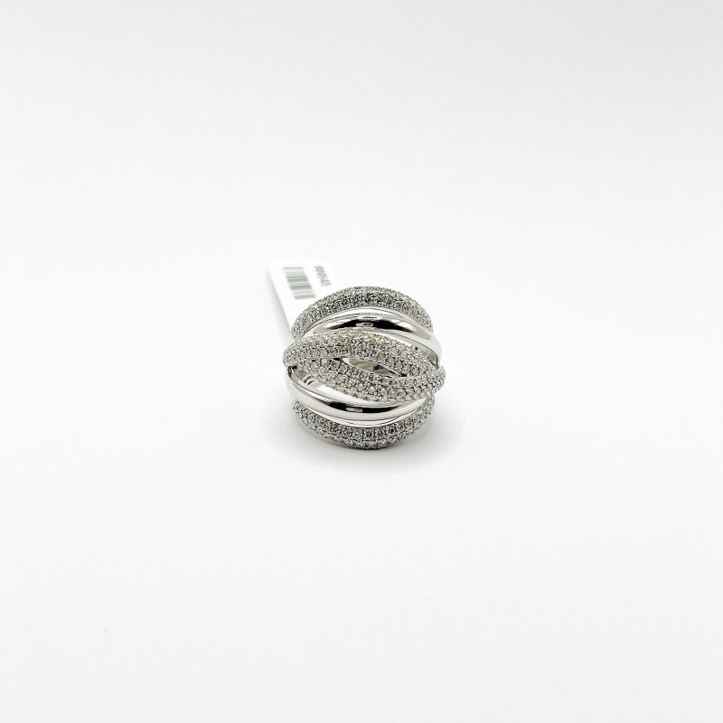 Anillo Seis Líneas Con Diamantes – Victoria Fine Jewelry