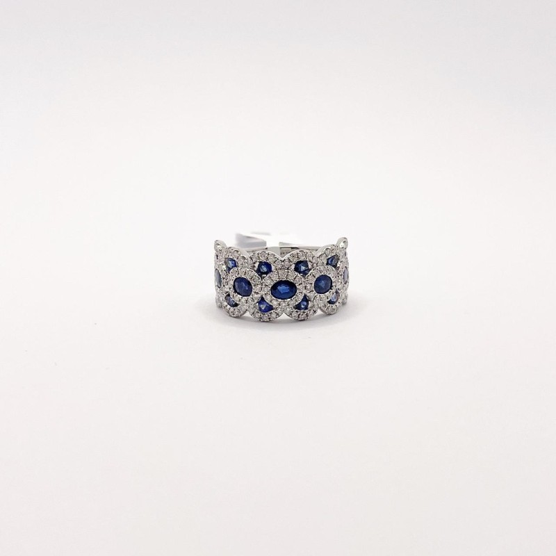 Anillo Zafiros y Diamantes – Victoria Fine Jewelry