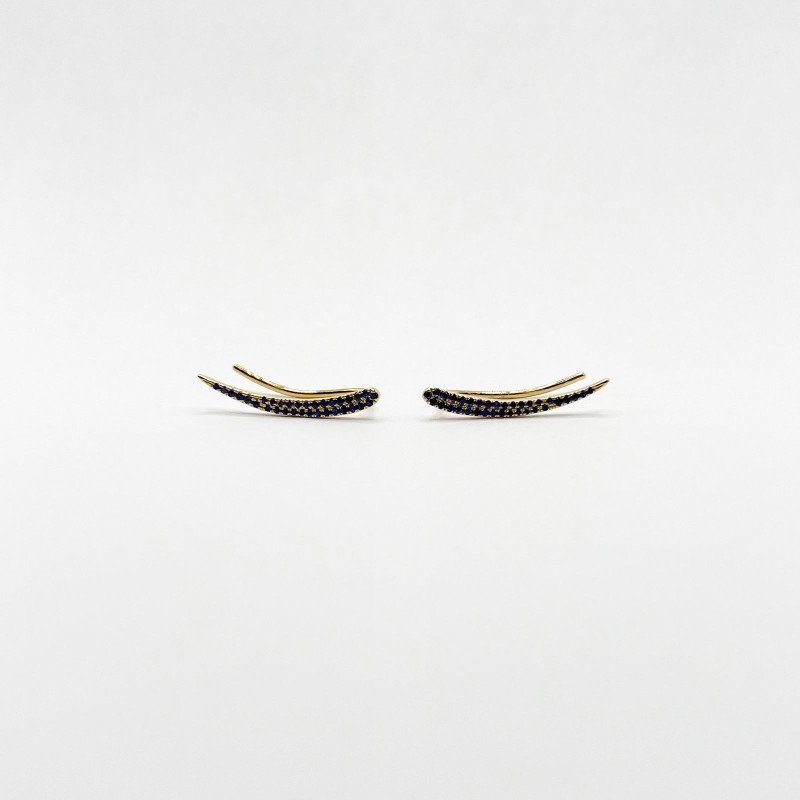Aretes Climber De Zafiros – Victoria Fine Jewelry