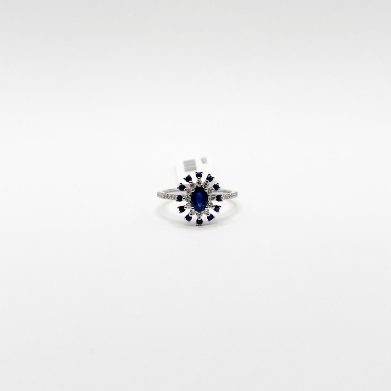 Anillo Zafiros y Diamantes – Victoria Fine Jewelry