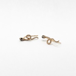 Aretes Climber Serpientes – Victoria Fine Jewelry