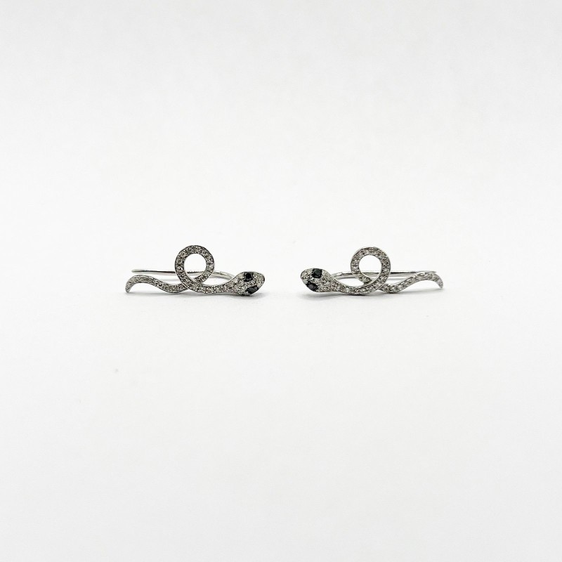 Aretes Climber Serpientes – Victoria Fine Jewelry