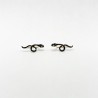 Aretes Climber Serpientes Diamante Negro – Victoria Fine Jewelry