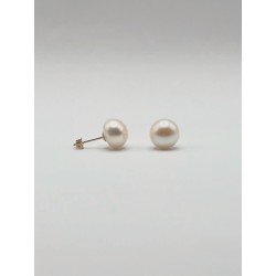 Aretes De Perla Botón – Victoria Fine Jewelry