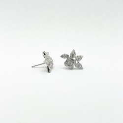 Aretes Cuadro Con Gotas De Diamantes – Victoria Fine Jewelry
