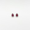 Aretes Gota Rubí – Victoria Fine Jewelry
