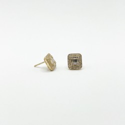 Aretes Cuadro De Diamantes Baguette – Victoria Fine Jewelry