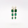 Aretes Largos De Esmeralda – Victoria Fine Jewelry
