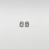 Aretes Cuadro Topacio Blanco Con Halo De Diamantes – Victoria Fine Jewelry