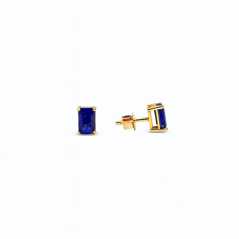 Aretes Solitario De Zafiro – Victoria Fine Jewelry