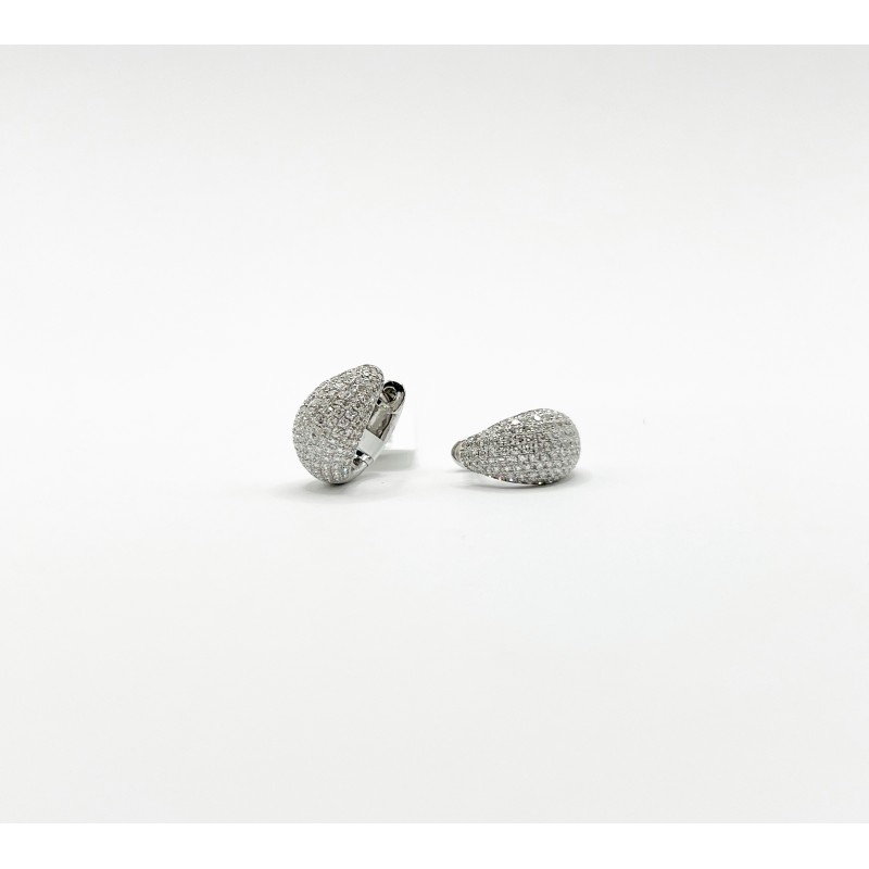 Arracada de Diamantes Pave – Victoria Fine Jewelry