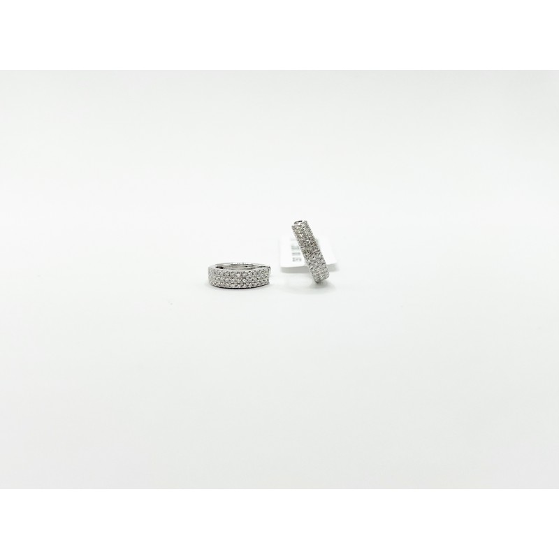 Arracada de Diamantes Pave – Victoria Fine Jewelry