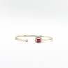 Brazalete Cuadro Rubí Con Diamantes – Victoria Fine Jewelry