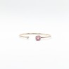 Brazalete Cuadro Zafiro Rosa con Diamante – Victoria Fine Jewelry