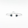 Brazalete Doble Gota Zafiro Con Diamantes – Victoria Fine Jewelry