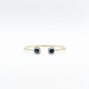 Brazalete Doble Cuadro Zafiro con Diamantes – Victoria Fine Jewelry