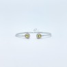 Brazalete Doble Gota Citrino con Diamante – Victoria Fine Jewelry