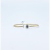 Brazalete Gota de Diamante Negro y Diamante – Victoria Fine Jewelry