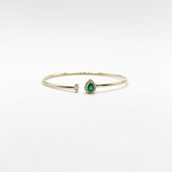 Brazalete Gota De Esmeralda y Diamantes – Victoria Fine Jewelry