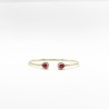 Brazalete Doble Gota Rubí Con Diamantes – Victoria Fine Jewelry