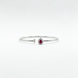 Brazalete Gota De Rubí y Diamantes – Victoria Fine Jewelry