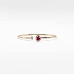 Brazalete Gota De Rubí y Diamantes – Victoria Fine Jewelry