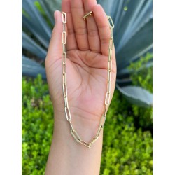 Cadena Paper Clip – Victoria Fine Jewelry