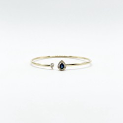 Brazalete Gota De Zafiro y Diamantes – Victoria Fine Jewelry