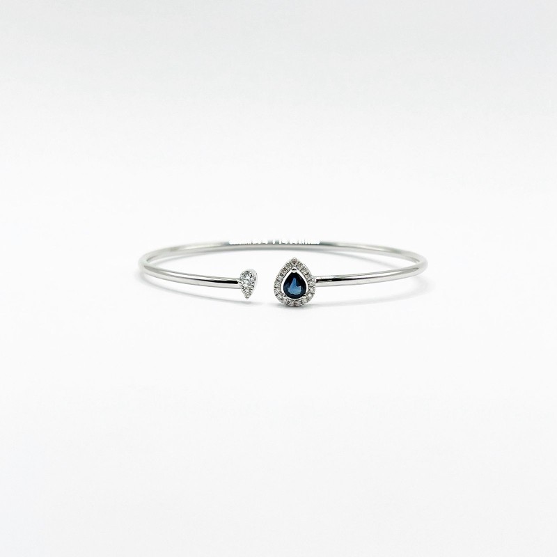 Brazalete Gota De Zafiro y Diamantes – Victoria Fine Jewelry
