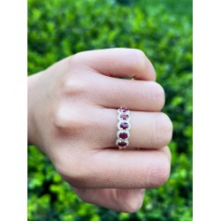 Churumbela Ovales Rubí Con Diamantes – Victoria Fine Jewelry