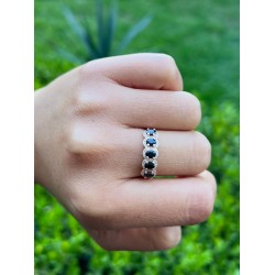 Churumbela De Zafiros Ovales Con Diamantes – Victoria Fine Jewelry