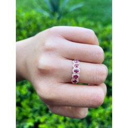 Churumbela Ovales Rubí Con Diamantes – Victoria Fine Jewelry