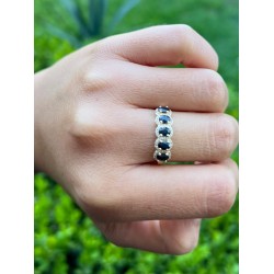 Churumbela De Zafiros Ovales Con Diamantes – Victoria Fine Jewelry