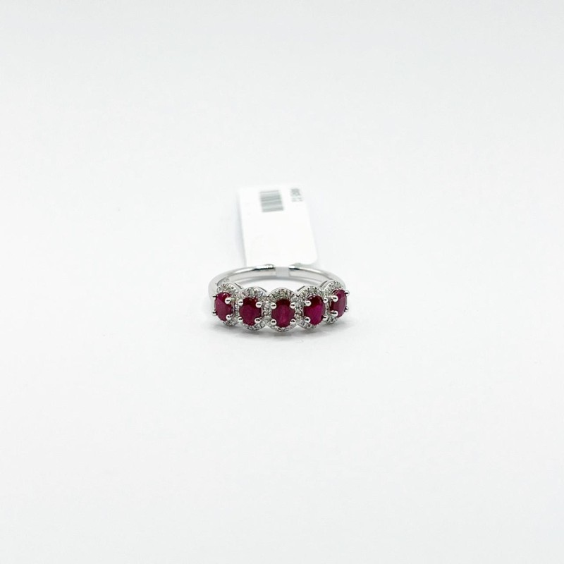 Churumbela Ovales Rubí Con Diamantes – Victoria Fine Jewelry